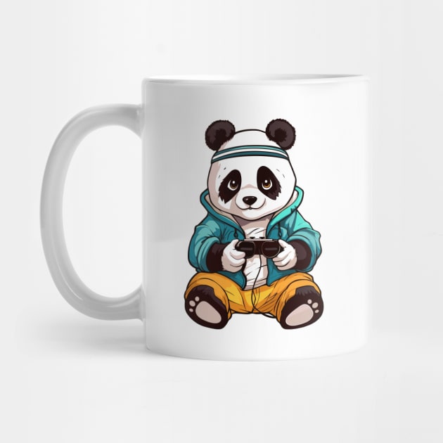 Gaming Panda, Gaming is my cardio by Art Joy Studio